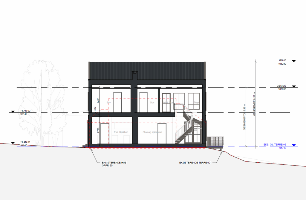 Byggesøknad, Tilbygg, Påbygg, Fasadeendring, Bruksendring