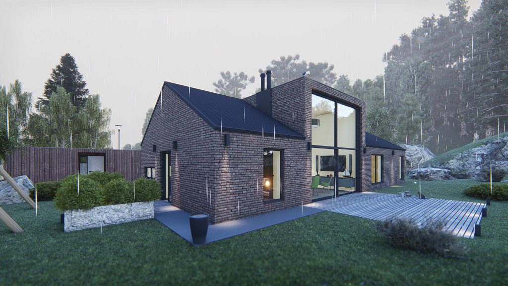 Tesla hus. Skisse prosjekt for privat kunde på Nordstrand.